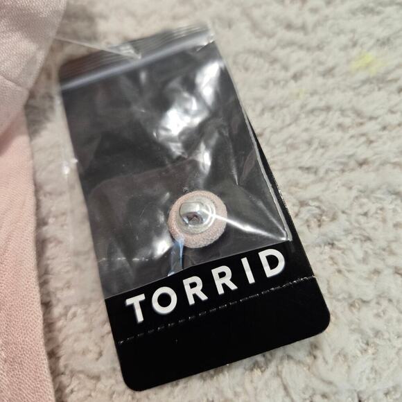 NWT Torrid Gauze Goddess Neck Tank Top Sz L High-low Peach Summer Gauzy - Picture 5 of 12